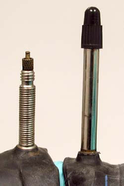 bike inner tube valve types
