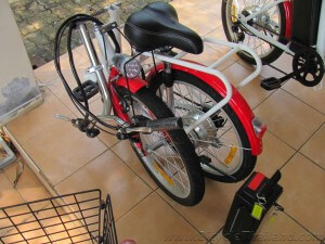 Foldable electric bicycle